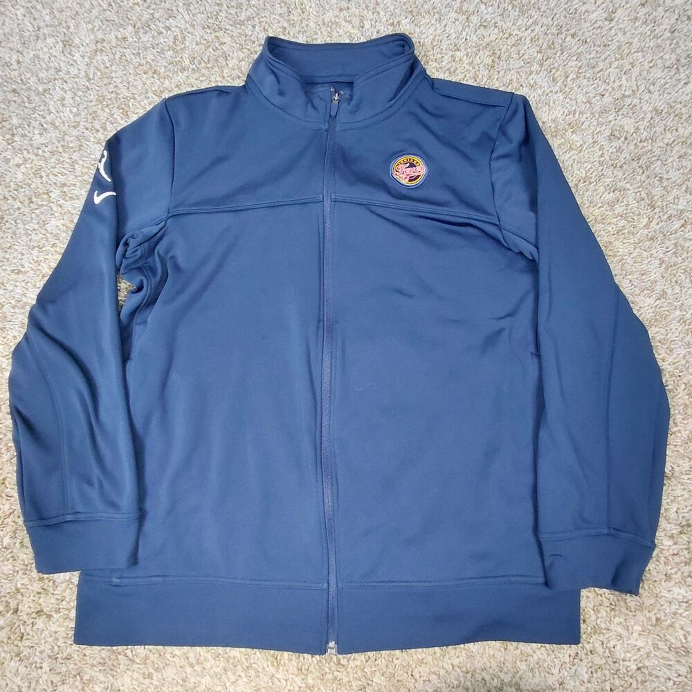 Nike Indiana Fever Jacket Mens Large Navy Dri-Fit Performance WNBA Caitlin Clark